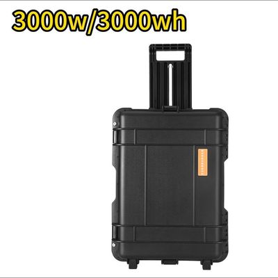 Nhà máy điện di động 3000W/3000wh với pin lithium LiFePO4 Sản xuất năng lượng mặt trời