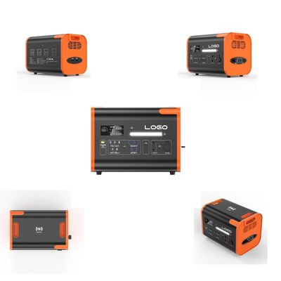 800W Max nạp năng lượng mặt trời LiFePO4 pin dự phòng Điện tích di động cho cắm trại và ngoài trời