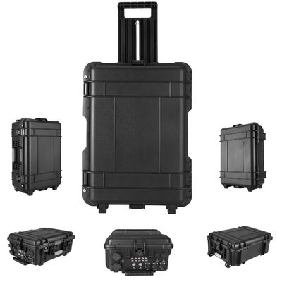 Hệ thống năng lượng mặt trời và gió lai 6000W Trạm điện di động với đầu ra AC