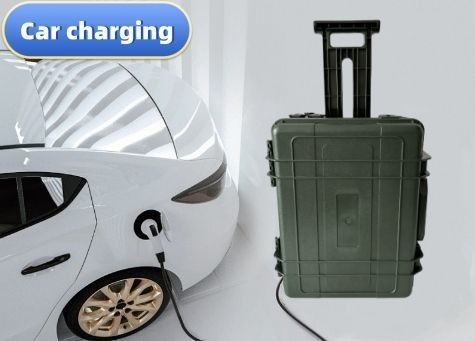 Trạm điện di động 6000W/7000W Capacity lớn nhỏ gọn cho ngoài trời Cắm trại Nhà năng lượng mặt trời