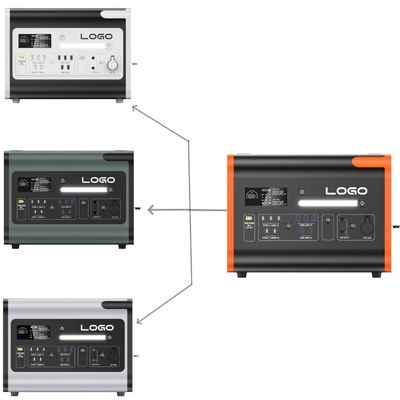 LiFePO4 Trạm điện di động 40ah/2200W/2400W để sạc nhiều cảnh và khẩn cấp