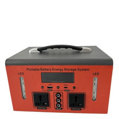 Nhà máy điện sạc ngoài trời 500W với đèn dã ngoại và bảo vệ quá tải
