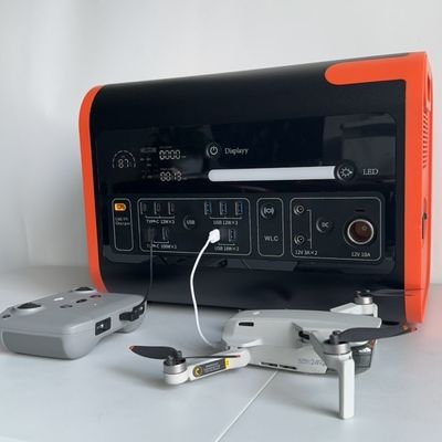 Công suất còn lại 80% 5%-95%Dod AC Output Power Station cho máy phát điện di động tại chỗ