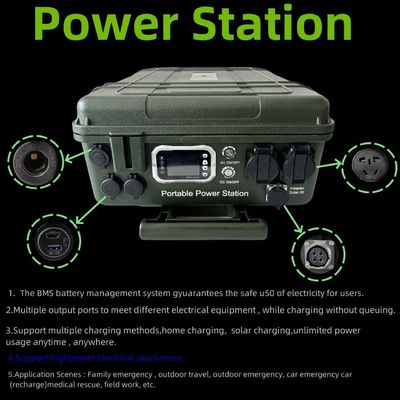 Soc Range 5%-95% 220V Nhà hàng khẩn cấp pin lithium Điện thoại di động 6000W