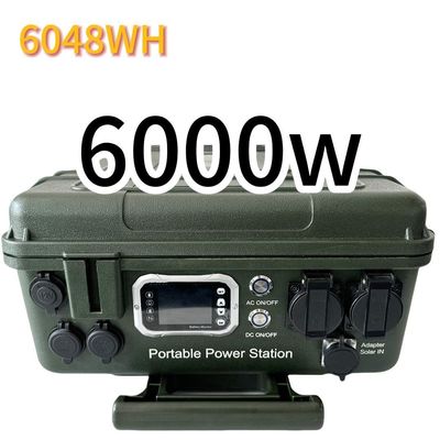 Nhà máy điện sạc năng lượng mặt trời RV công suất cao 6000W/6048wh với khung giữa ABS