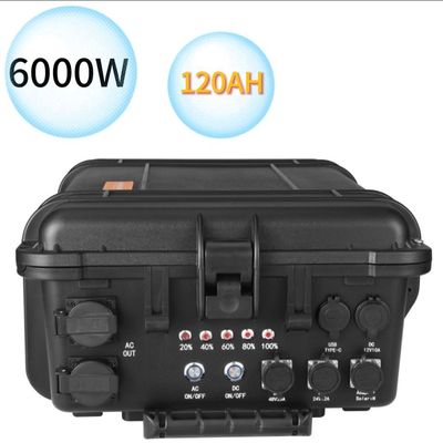 Động cơ cầm tay 6000W/6216wh ắc quy lithium Ternary Lithium Energy Storage Nhà máy điện khẩn cấp