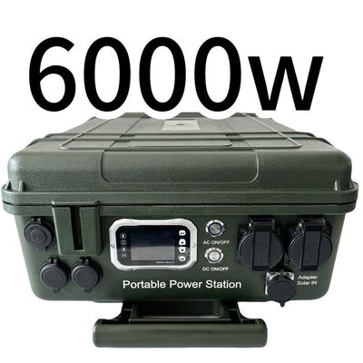 6048wh Năng lượng di động lớn Máy phát điện mặt trời 6000W Trạm điện cho nhu cầu cao