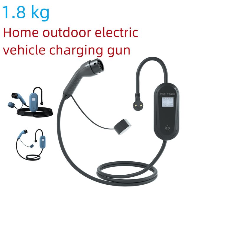 1.8kg chống bụi nhà EV trạm sạc Đèn chỉ số LCD di động