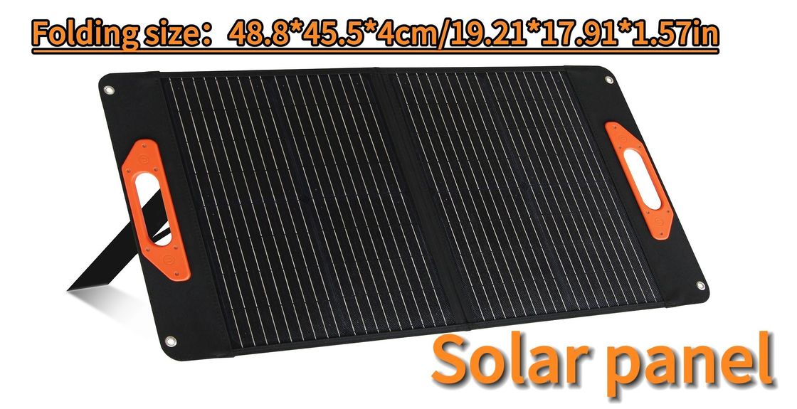 Điện thoại di động 60W tấm pin mặt trời gấp với 30W * 2PCS pin và dịch vụ sau bán hàng