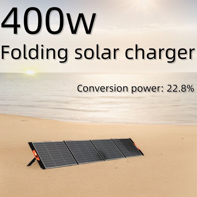 12V-39V 400W Single Crystal Multi-Function Foldable Portable Solar Cell Notebook Cắm trại