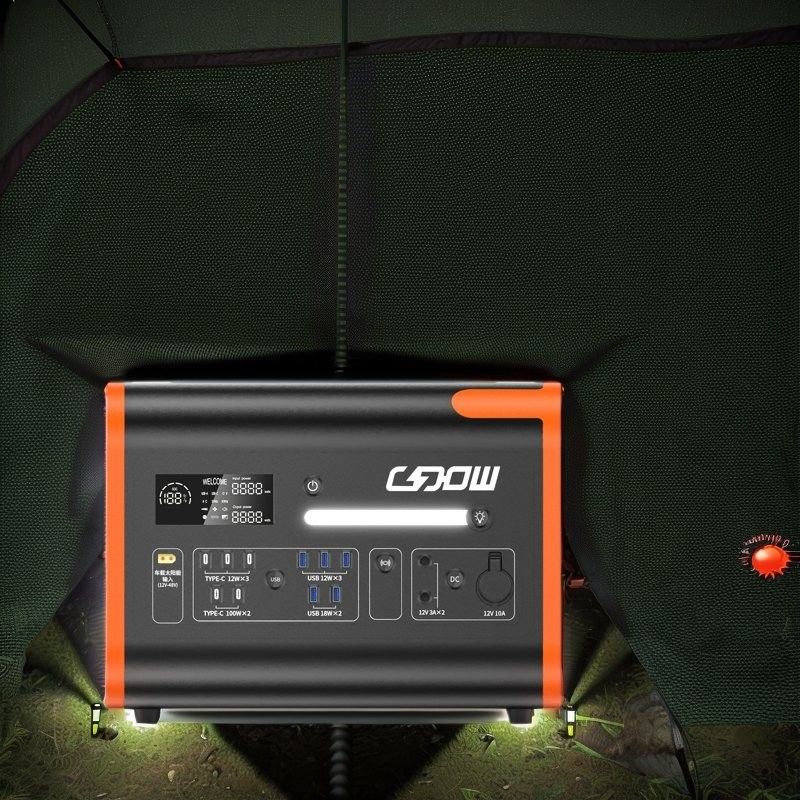 Đổi sóng sinus tinh khiết AT22 2200W LCD Cung cấp điện di động cho nhà ngoài trời cắm trại