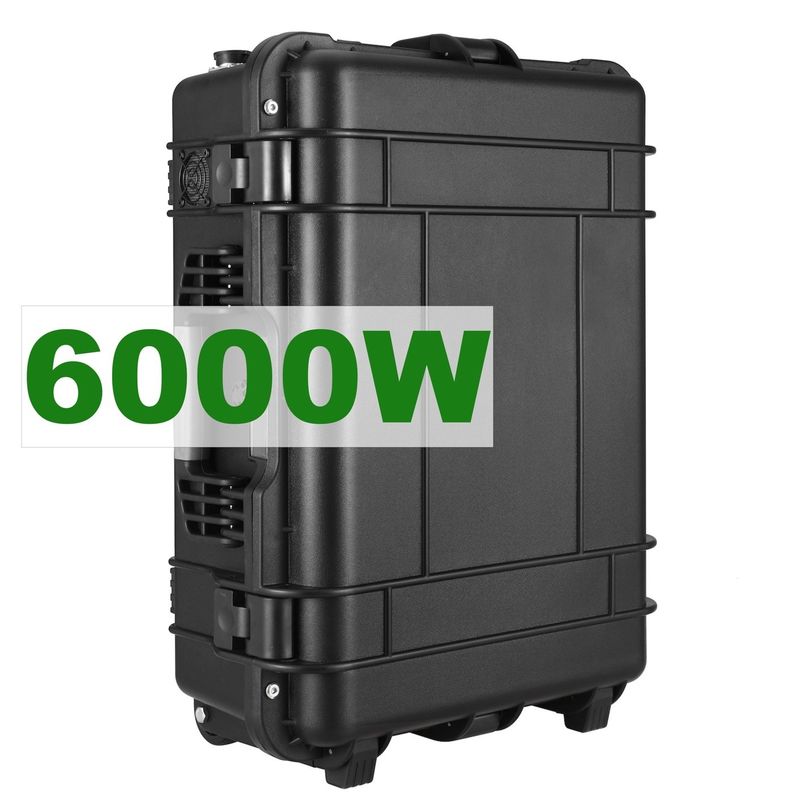 Nhà máy phát điện pin lithium mặt trời 6000W cho hoạt động ngoài trời
