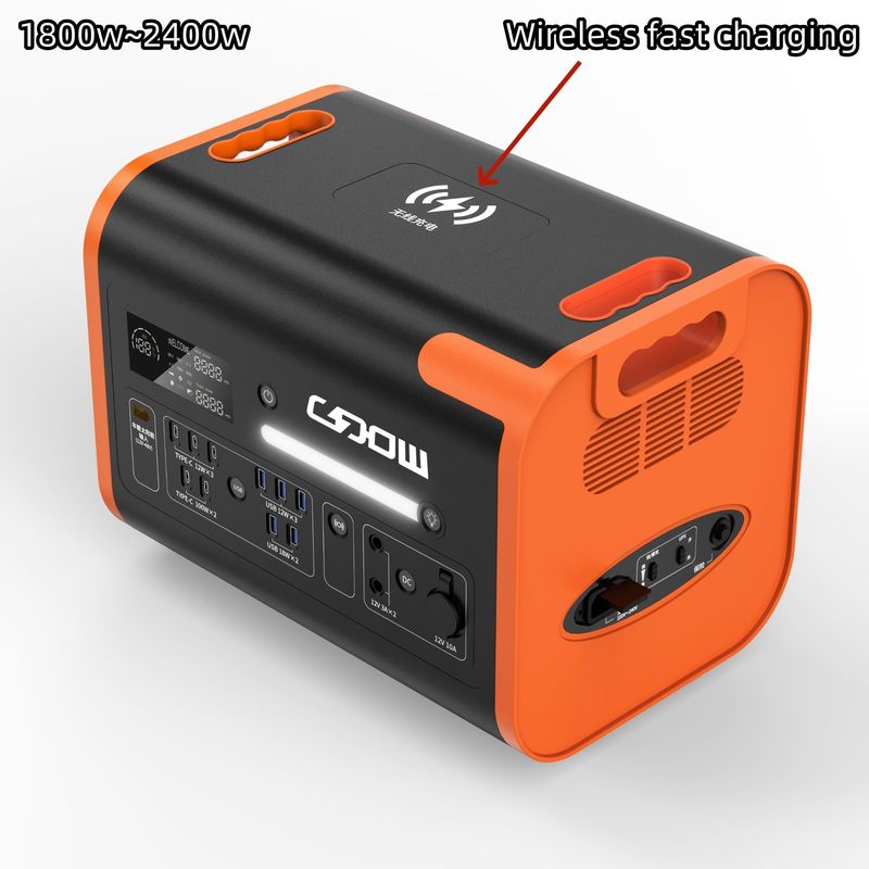 Tùy chỉnh Pure Sine Wave 220V 2048wh LiFePO4 Generator cho nhà máy điện di động