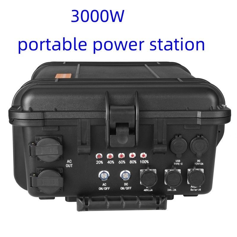 Tùy chọn tùy chỉnh Nhà máy năng lượng mặt trời di động 3000W để lưu trữ năng lượng ngoài trời