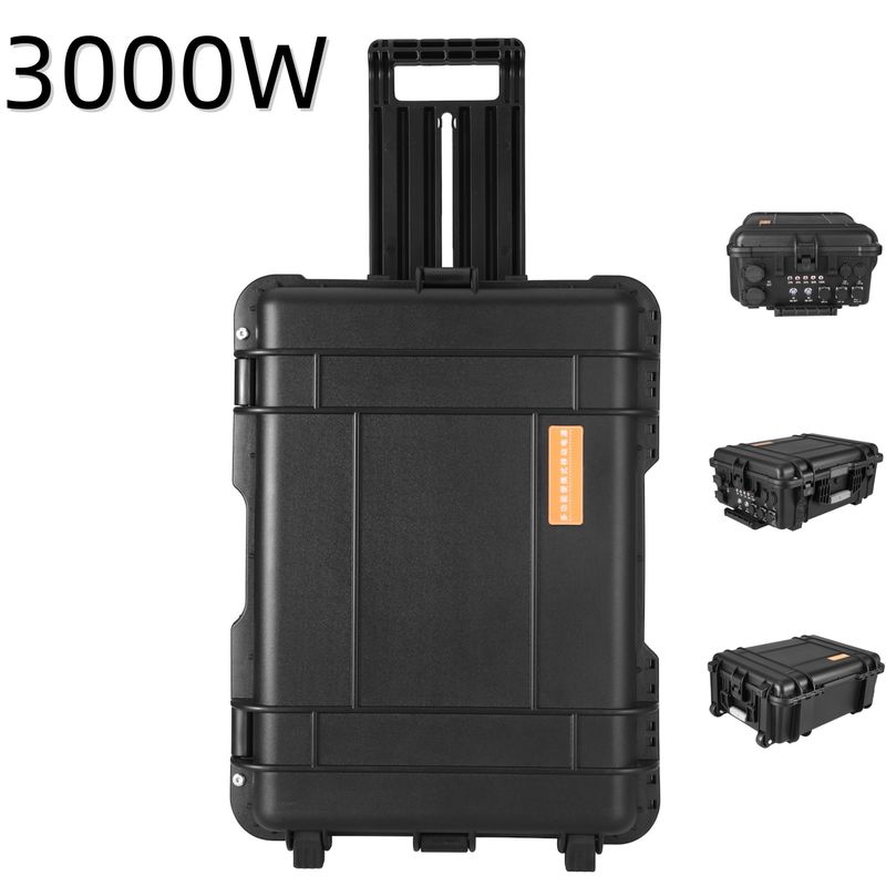 Điện xuất AC 15A Max LiFePO4 Hệ thống năng lượng Lưu trữ năng lượng cho nhà máy điện di động