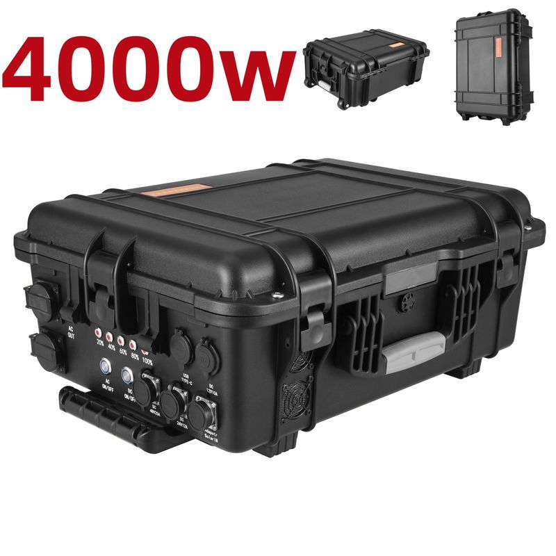 Pin sạc lại LiFePO4 cho nhà máy điện di động Lưu trữ năng lượng Cung cấp điện 3840wh