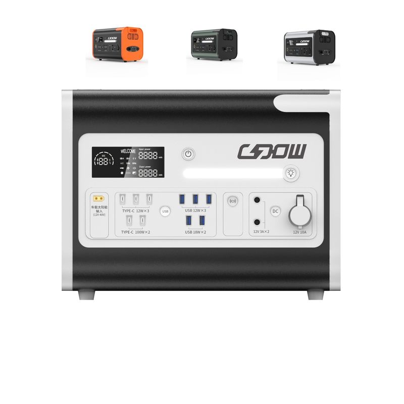 Máy phát pin lithium cho nhà / ngoài trời / tình huống khẩn cấp 2200W Lượng đầu ra định giá