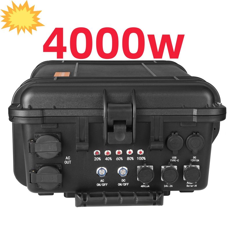 Nhà máy điện di động pin lithium ion LiFePO4 công suất cao trong thời gian sạc 6-7h