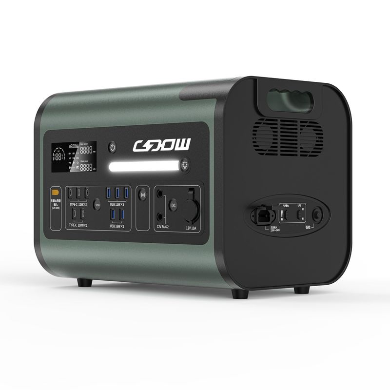 Máy phát điện sạc năng lượng mặt trời 1800W-2400W LiFePO4 pin Điện di động di động Điện lực gia đình
