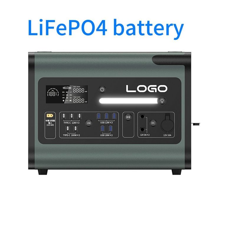 300W 500W 1800W Đường điện mặt trời có thể sạc lại để hỗ trợ chuyến đi khẩn cấp