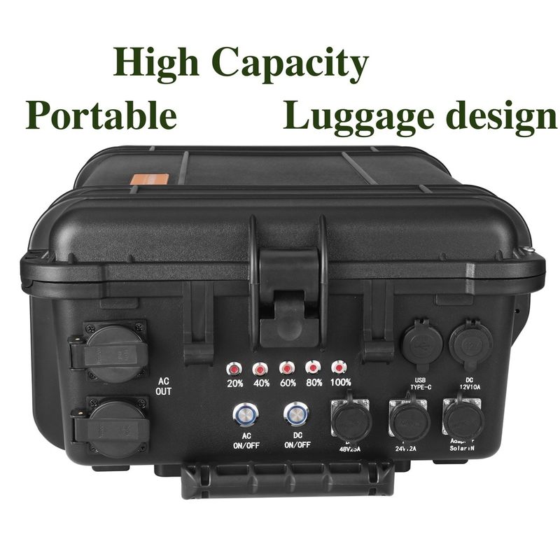 LT-30 Cung cấp năng lượng khẩn cấp Máy phát điện máy chủ điện di động 3000W với biến tần AC / DC