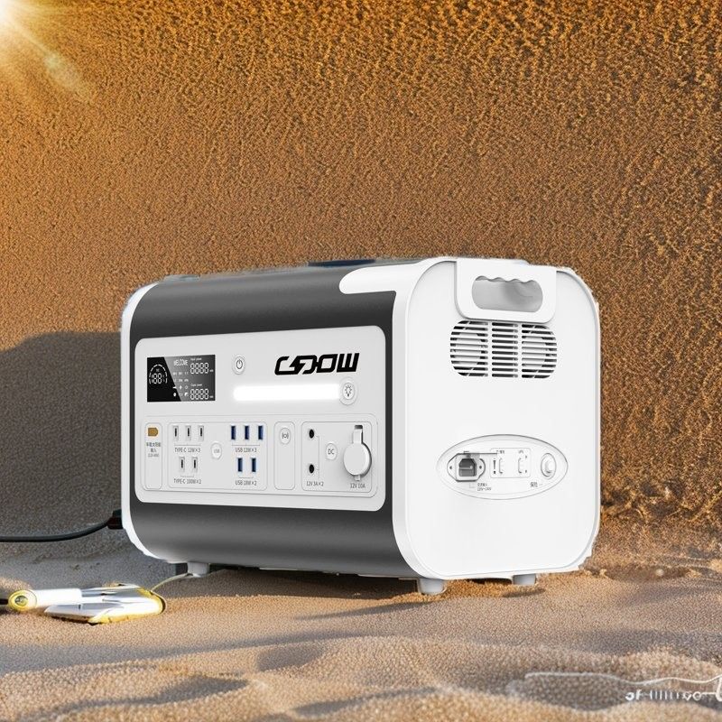Nhà máy điện mặt trời di động 25kg 2200W-2400W Máy phát điện mặt trời với công suất 2048wh