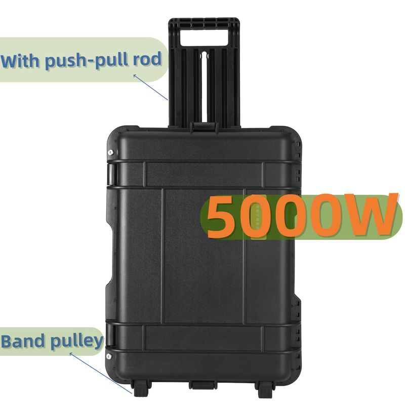 Máy phát năng lượng mặt trời cao cấp 8000W cho cắm trại Lưu trữ năng lượng di động và tùy chỉnh