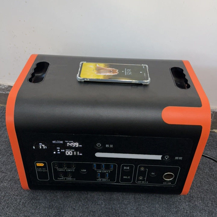 600W 2000W Nhà máy điện di động Máy phát điện mặt trời Điện khẩn cấp Điện ngưng Trại 2048wh Điện ngoài trời