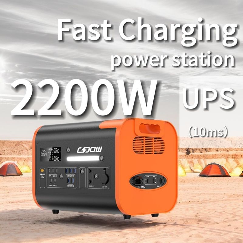 Sạc không dây Power Bank di động cho máy tính xách tay và cắm trại vào năm 2024 Thiết kế sáng tạo