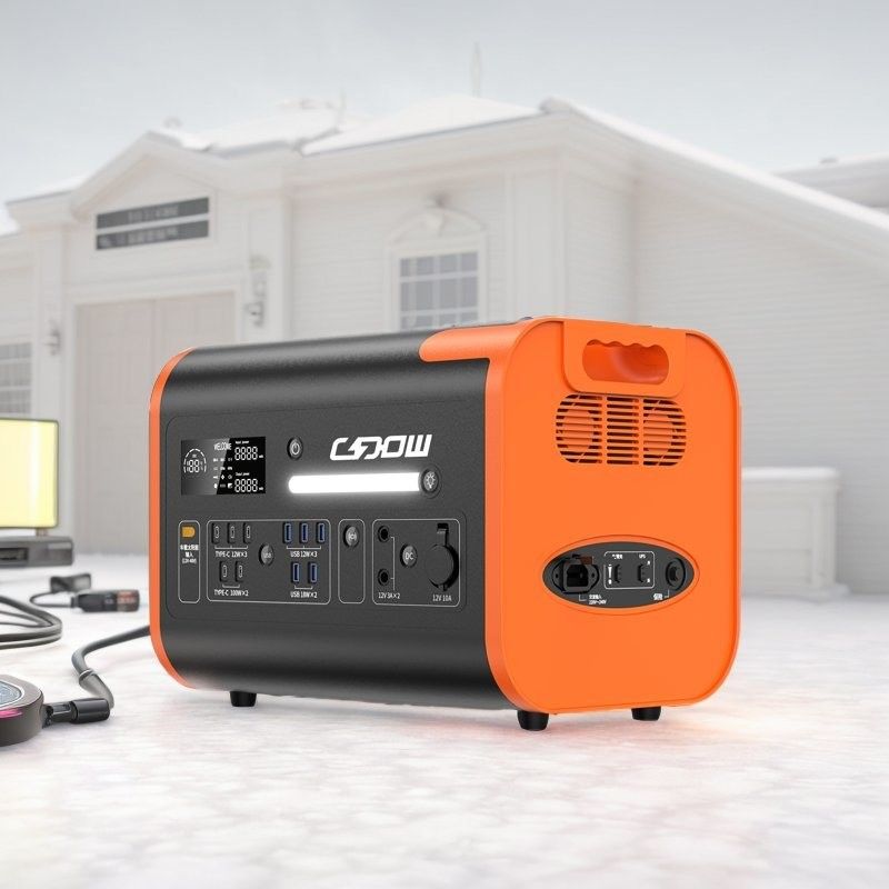 AT22 2048wh Trạm điện mặt trời không dây cắm trại cho hệ thống lưu trữ năng lượng di động