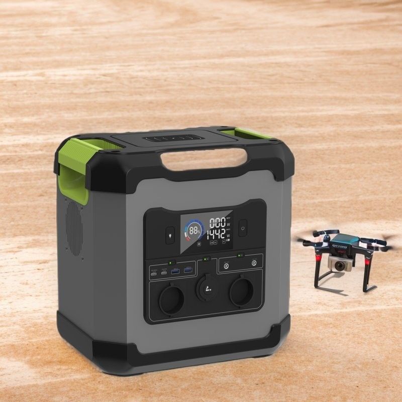 Nhà máy điện di động 1680wh 2000W pin lithium pin pin mặt trời cho Nhật Bản Người mua