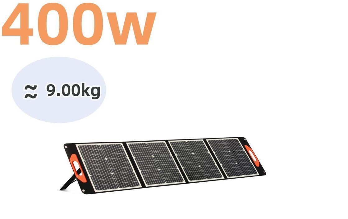 400W tấm pin mặt trời gấp UB-400 Silicon đơn tinh thể cho năng lượng ngoài trời bền vững