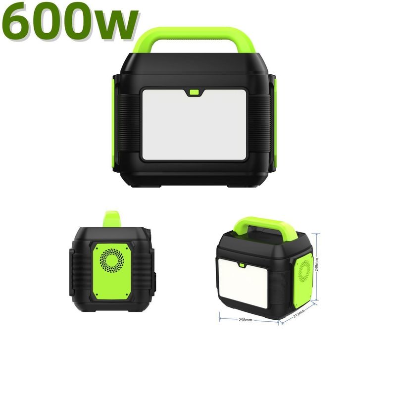 Trạm điện di động 2024 Máy phát năng lượng mặt trời mini 600W nóng với công suất danh nghĩa 576wh