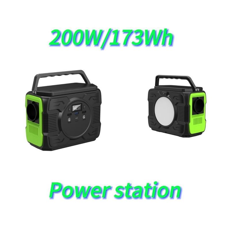 Đường phát sóng biến đổi biến đổi biến động biến đổi 200W Lưu trữ năng lượng Trạm điện khẩn cấp cho ngoài trời di động
