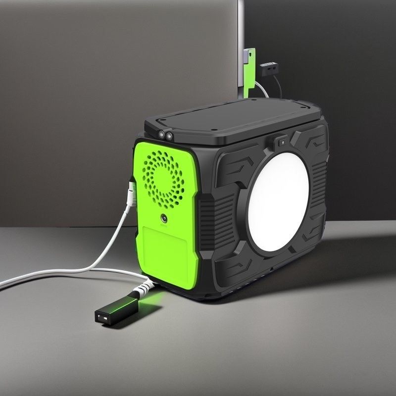 Nhà máy điện di động có thể sạc lại với năng lượng lưu trữ 200W với đầu ra QC3.0