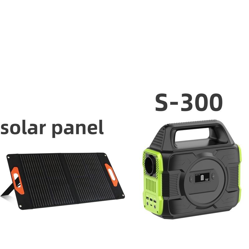 Máy biến đổi hệ thống năng lượng mặt trời gia đình nhỏ 300W với ổ cắm AC tùy chọn và màn hình LCD