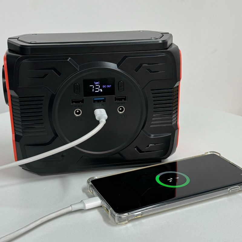 Động cơ phát điện gió mặt trời 200W được sửa đổi sóng AC để cắm trại RV Ngư câu đêm khẩn cấp