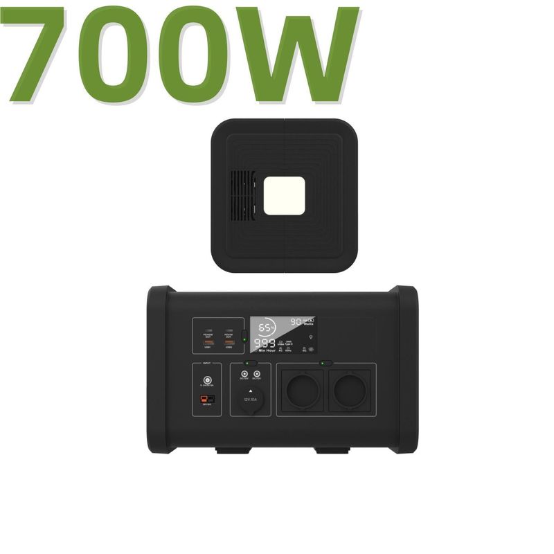 537.6wh LiFePO4 pin Đường điện di động Công cụ của bạn để cắm trại và xa hơn nữa
