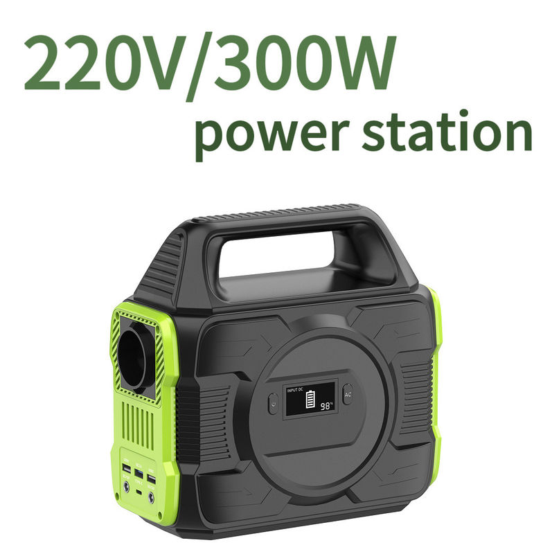 110V 220V Phương tiện cung cấp năng lượng mặt trời 300W pin Power Bank với màn hình tinh thể lỏng