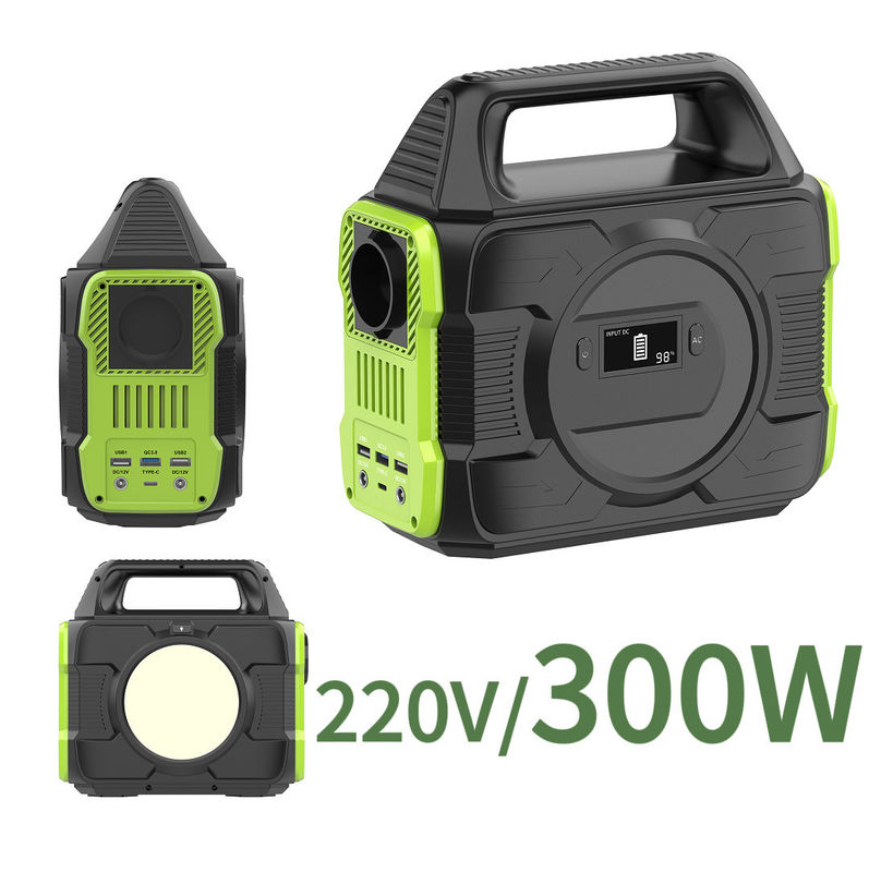 300W Nhà máy năng lượng mặt trời Máy phát điện năng lượng mặt trời di động cho chức năng tùy chỉnh