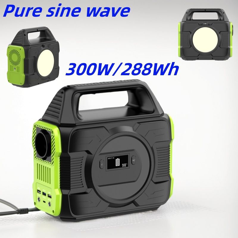 Năng lượng lên cuộc phiêu lưu ngoài trời của bạn với gói pin mặt trời 300W và đầu ra năng lượng