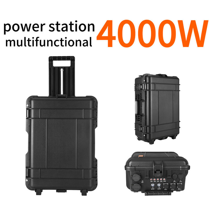 LT-40 Máy phát điện mặt trời 4000W Nhà máy điện di động 3000W với tấm pin mặt trời gấp