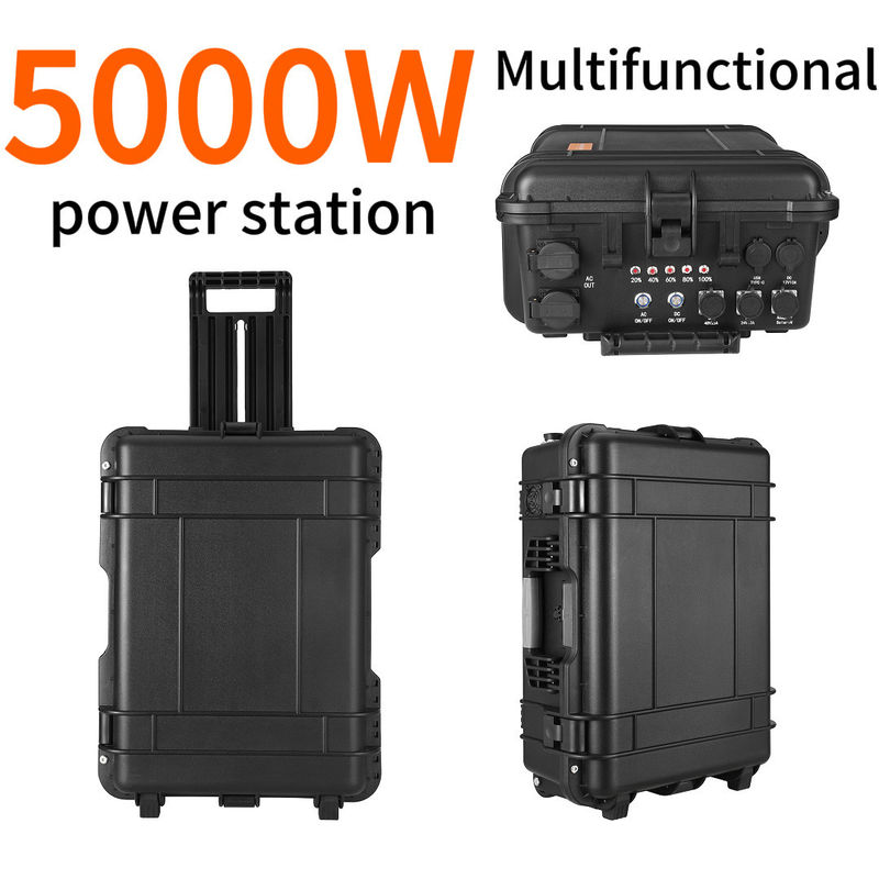 Giữ sạc ở bất cứ đâu 8000W Điện lực cao nhất Trạm năng lượng mặt trời di động cho những cuộc phiêu lưu ngoài trời