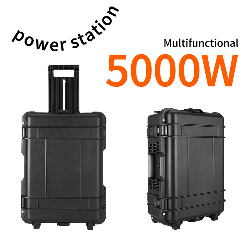 4800wh Capacity 5000W Portable Backup Generator 6-7h Thời gian sạc Nhà máy năng lượng mặt trời