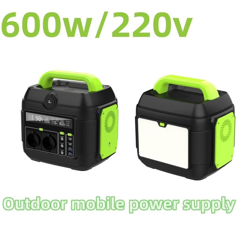 300W 600W 1200W pin lithium Nhà máy điện di động Máy phát năng lượng mặt trời cho nhà khẩn cấp