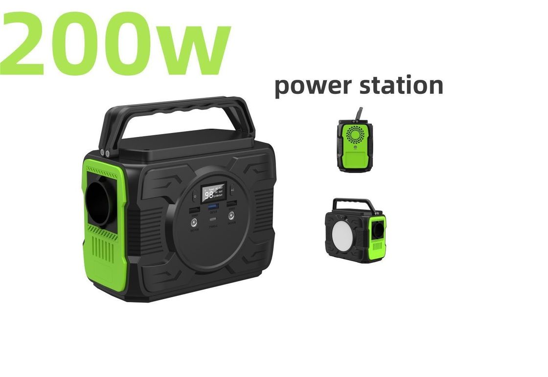 Bộ sạc điện thoại sạc nóng 200W Máy phát năng lượng mặt trời di động với màu sắc tùy chỉnh