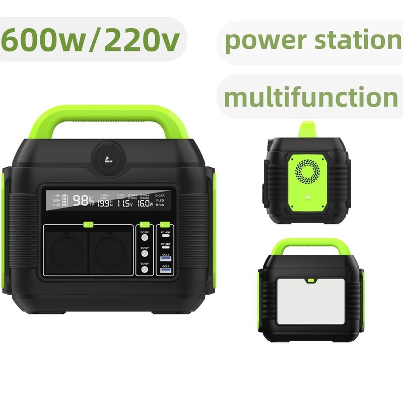 Máy phát điện năng lượng mặt trời di động 600W cho trạm điện di động S6 Sạc lại và nhẹ