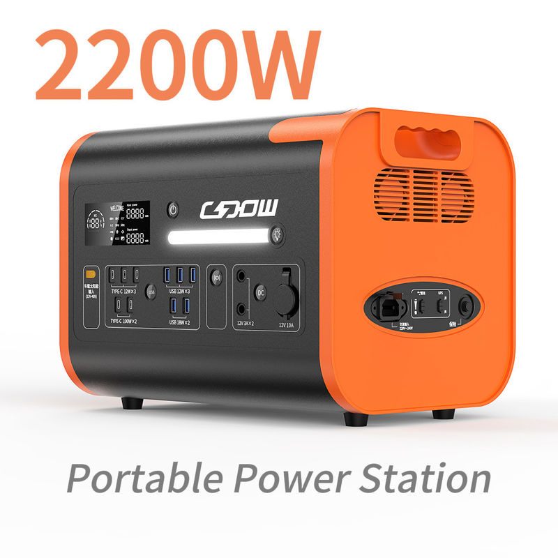 2000Wh Nhà máy điện di động Nhà cung cấp năng lượng mặt trời cho tùy chỉnh và nhà