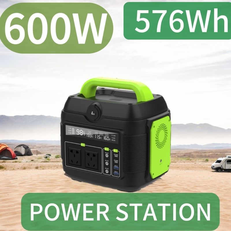 Bảo vệ mạch ngắn 600W Máy phát năng lượng mặt trời di động cho điện khẩn cấp xe cắm trại