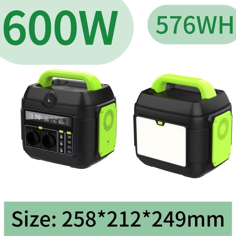Máy phát điện mặt trời di động 600W với đèn LED 11W và yêu cầu tùy chỉnh